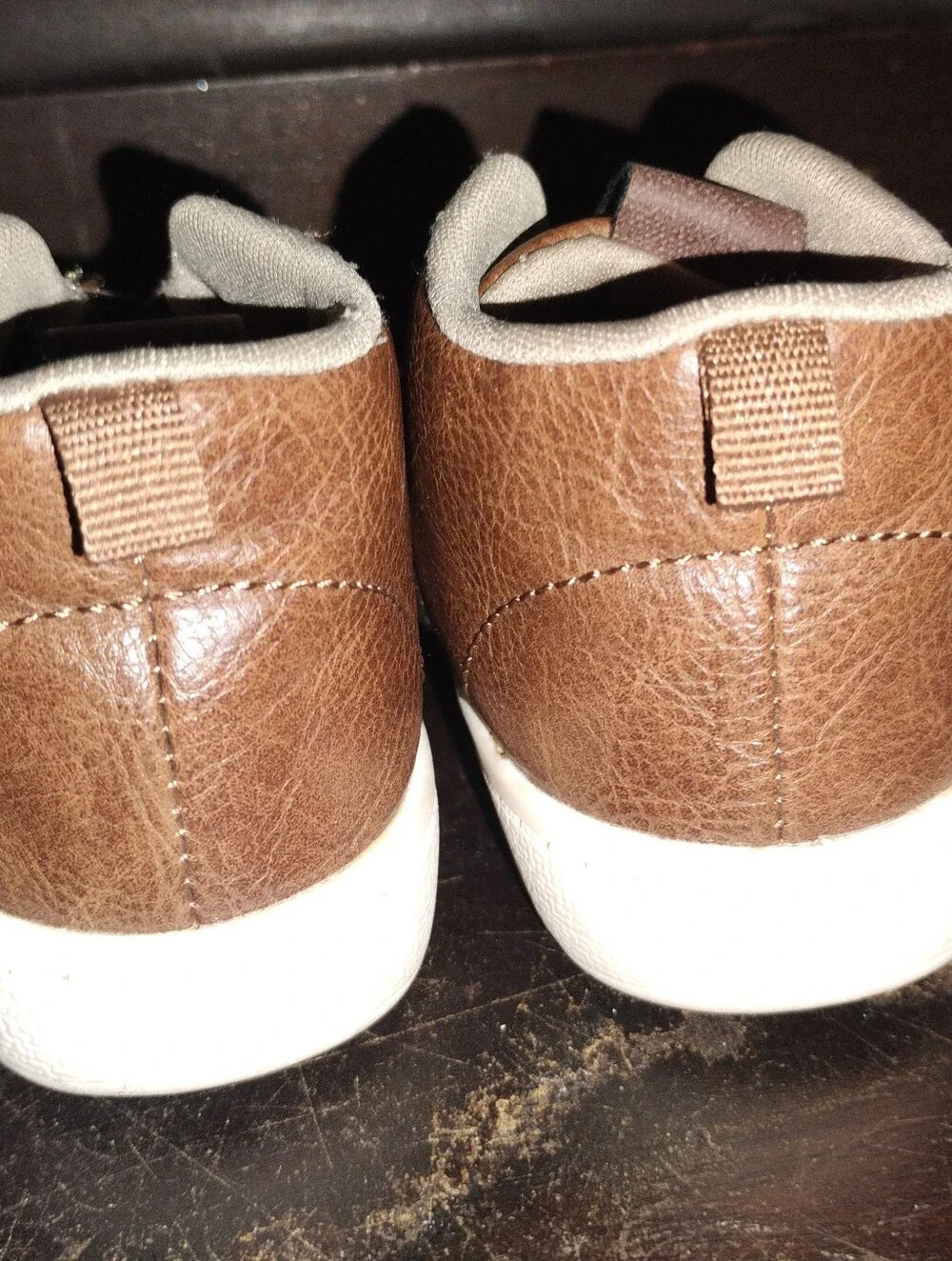 Brown Kids Casual Sneakers - Soft Slip-On Comfort